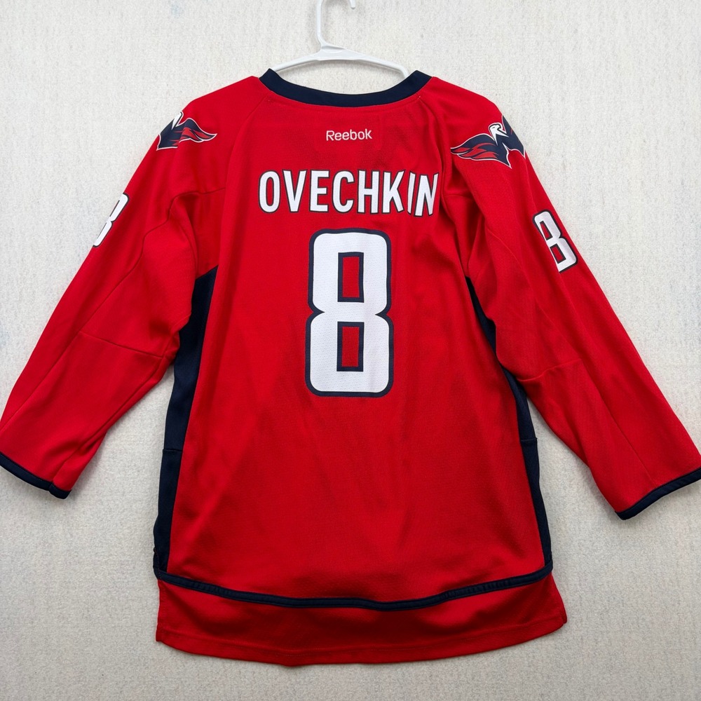 Reebok Washington Capitals Ovechkin 8 NHL Youth Jersey Red L/XL H87742